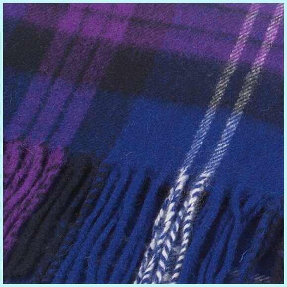Scarf Quality Lambswool "HERTIAGE OF SCOTLAND TARTAN" Jewel Tone NWT - Picture 2 of 5